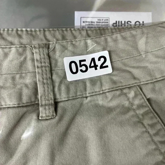 Maurices Wide leg Pants Womens 7/8 Reg stretch comfy casual Tan 0542 - Picture 8 of 8